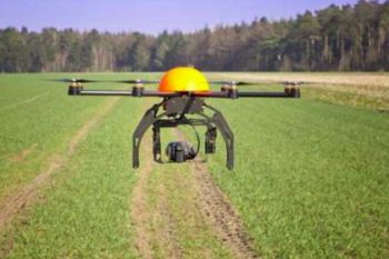 Con il drone che comanda più riso e meno fertilizzanti