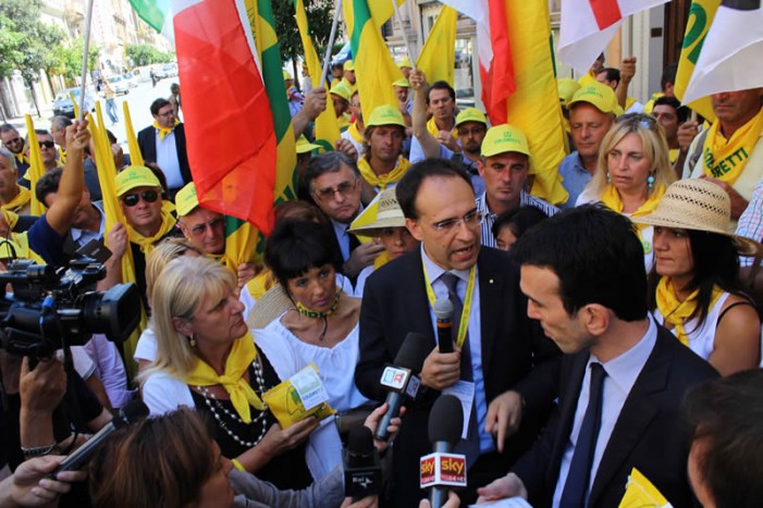 La protesta dei risicoltori è arrivata a Roma