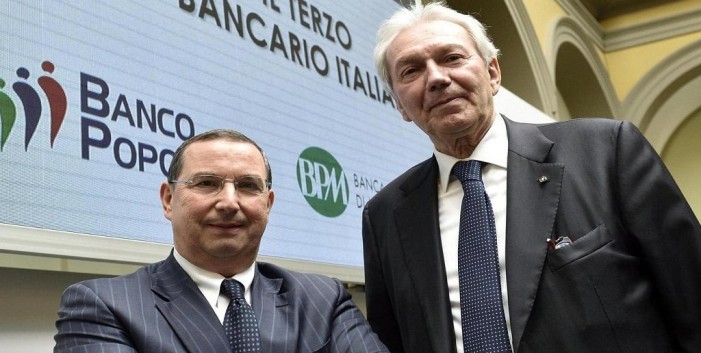 Banco Popolare e BPM: manca solo il nome alla fusione