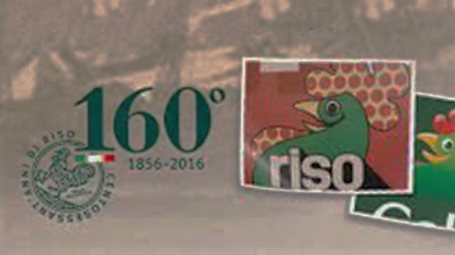 Riso Gallo compie 160 anni e canta sul francobollo