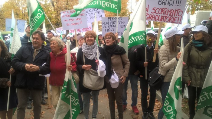 Confagricoltura in piazza per il Psr. Ferrero: rafforzeremo, ma le risorse non sono inesauribili (fotogallery)