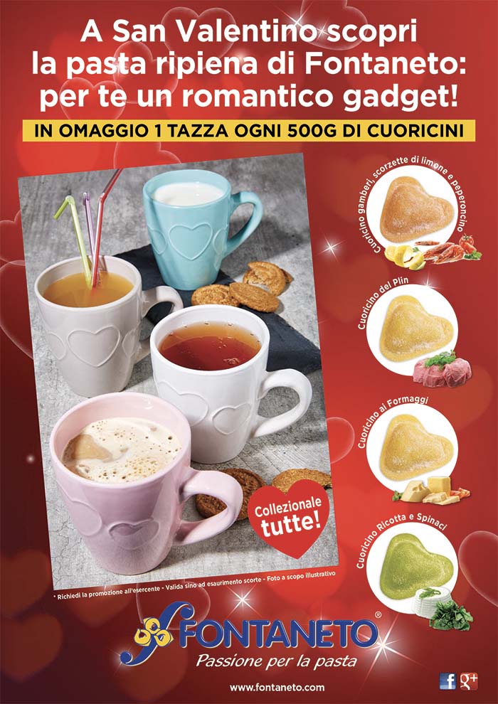 FONTANETO locandina TAZZE MUG san valentino