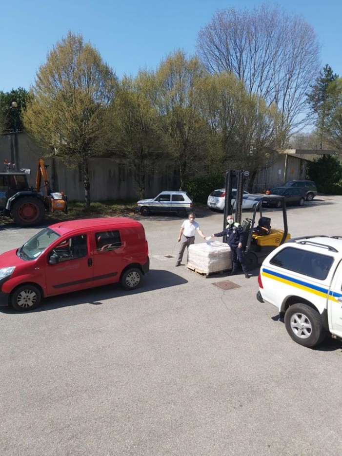 Cinquecento Kg di Razza 77 per i Comuni