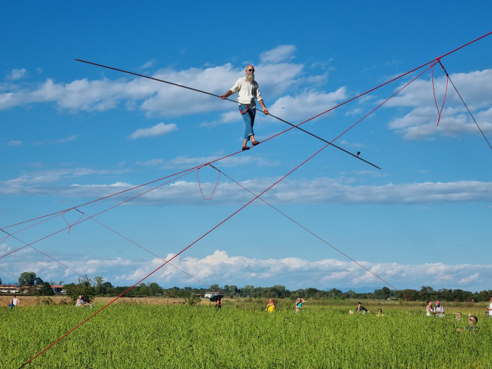 In equilibrio sulla risaia biologica