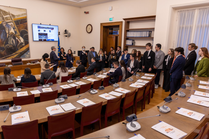 Deputati per un giorno a Montecitorio gli studenti dell’agrario Bonfantini