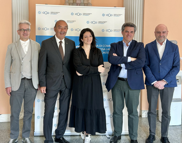 Rovellotti alla guida di Fedora, per promuovere l’Alto Piemonte