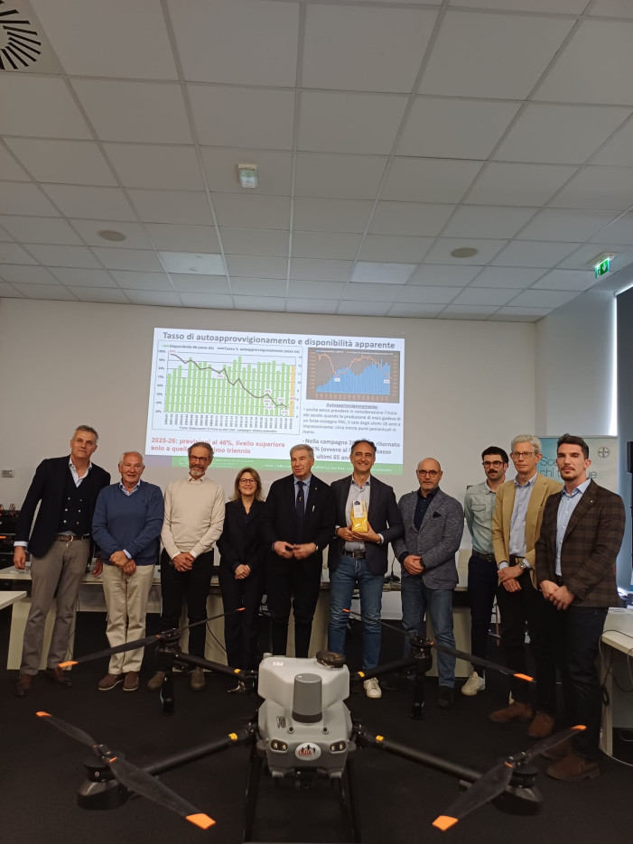 Nasce il mais protetto dal drone