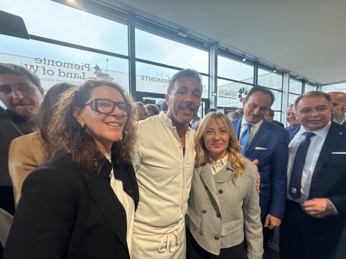Per Giorgia Meloni al Vinitaly menù tutto piemontese Per Giorgia Meloni al Vinitaly menù tutto piemontese